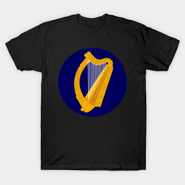 Irish Harp T-Shirt by RevolutionInPaint